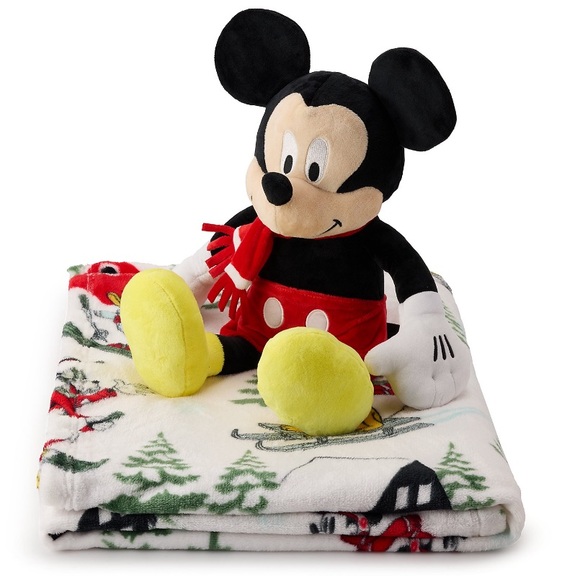 Mickey Mouse pillow buddy and throw blanket set - Picture 2 of 9